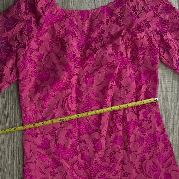 Lilly Pulitzer Bright Pink Lace Mini Dress - Picture 6 of 14